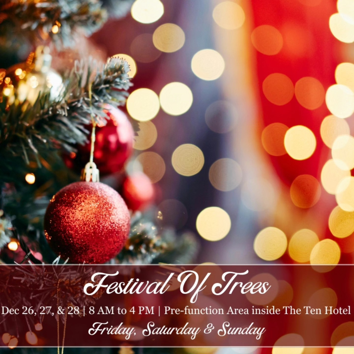 Festival of Trees at The Ten Hotel 